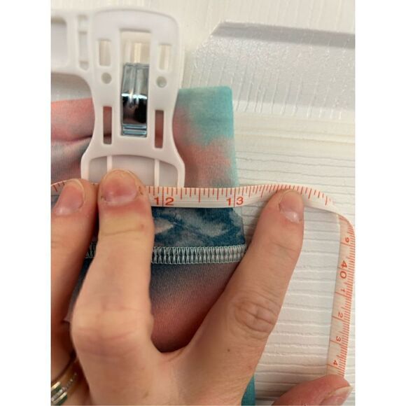 Ivivva by Lululemon rhythmic tights size 12 mountain cloud print - Picture 5 of 9